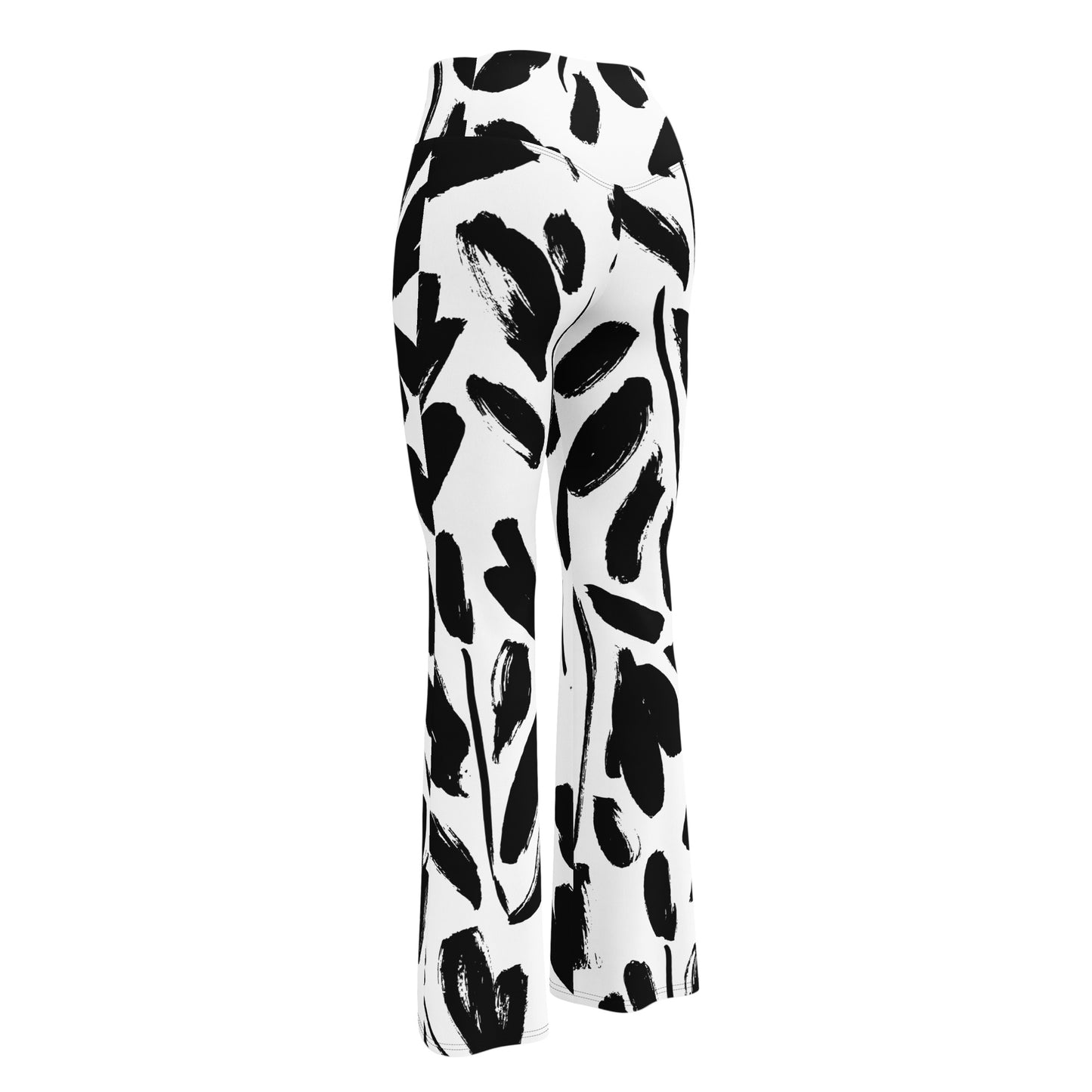 Fit N Flare Leggings In Abstract Noir