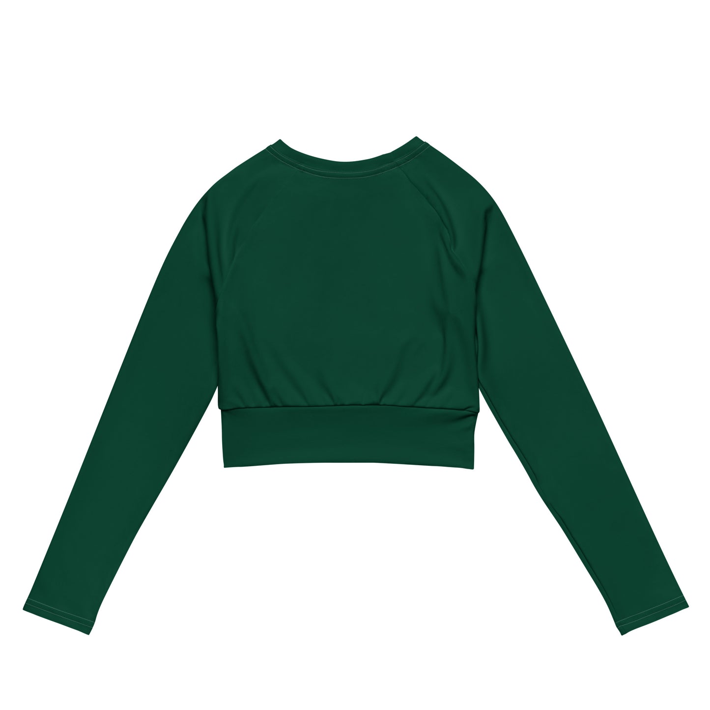 Recycled Performance Crop Top Go Getter Green