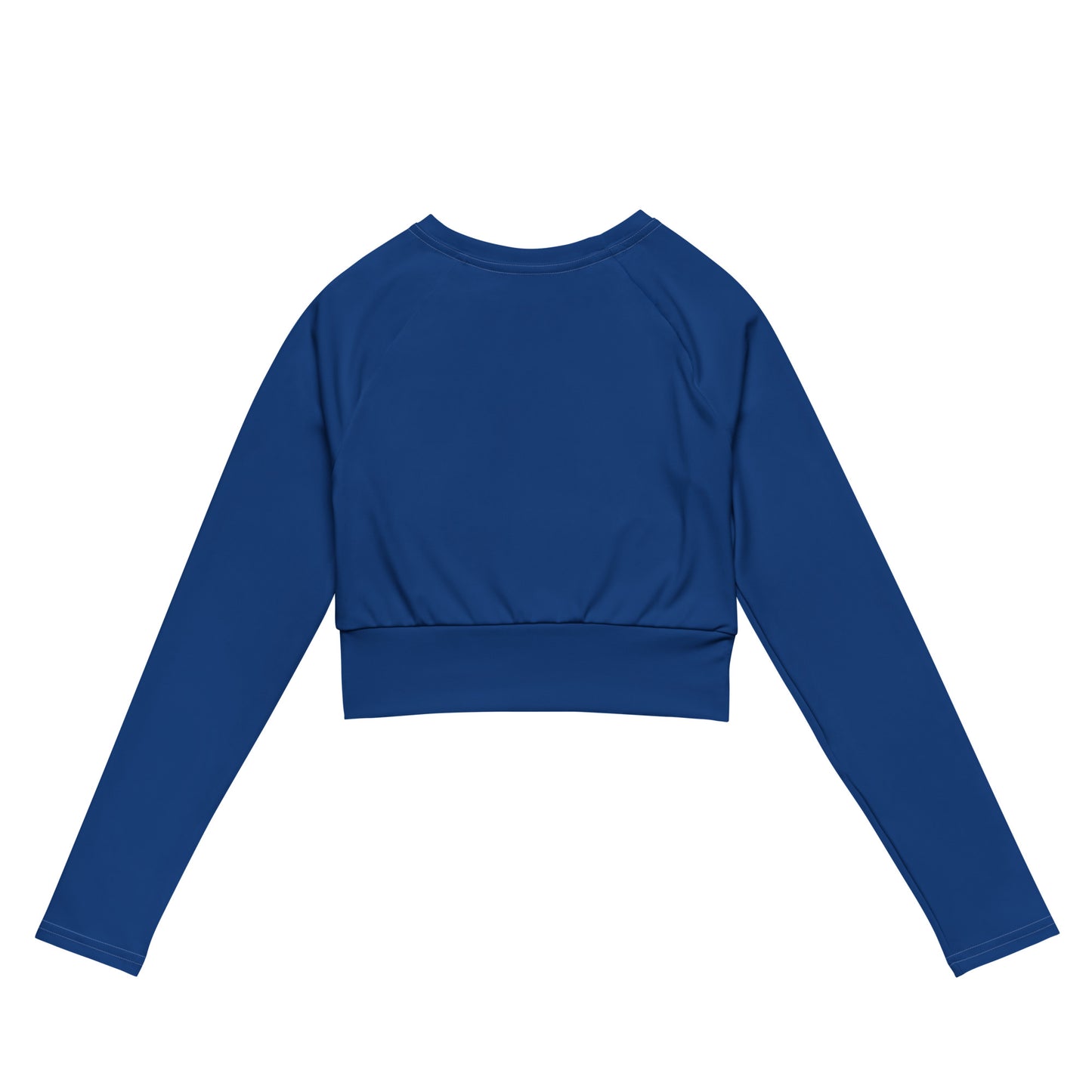 Recycled Performance Crop Top Royalty Blue