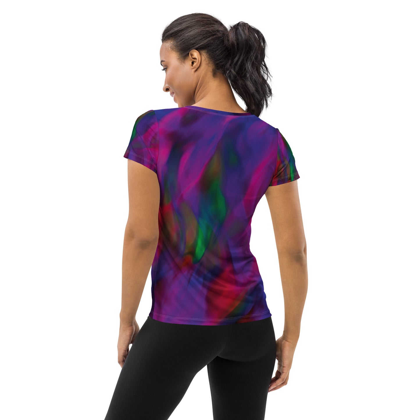 Women's Athletic Performance T-shirt in Aura