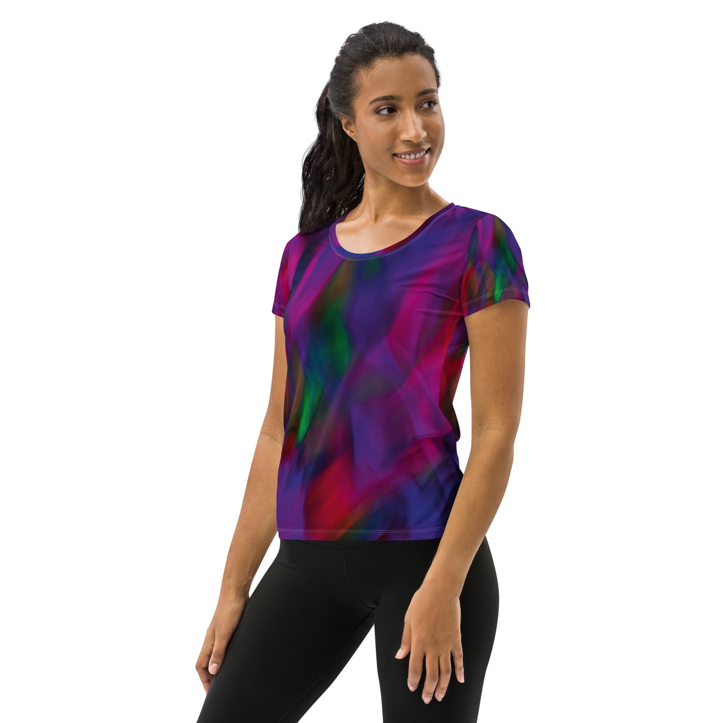 Women's Athletic Performance T-shirt in Aura