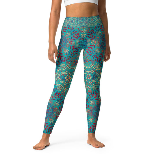 Yoga Leggings In Destiny Filigree