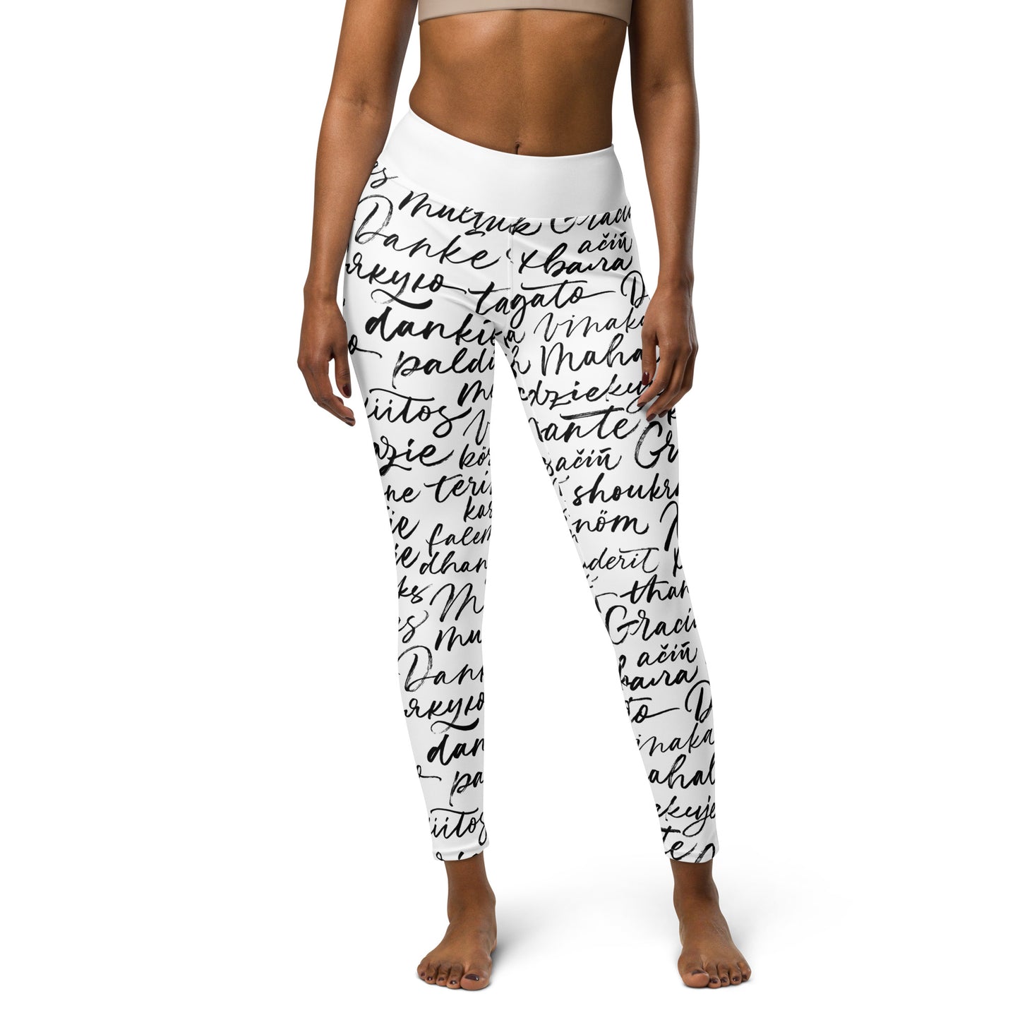 Yoga Leggings In Gratitude