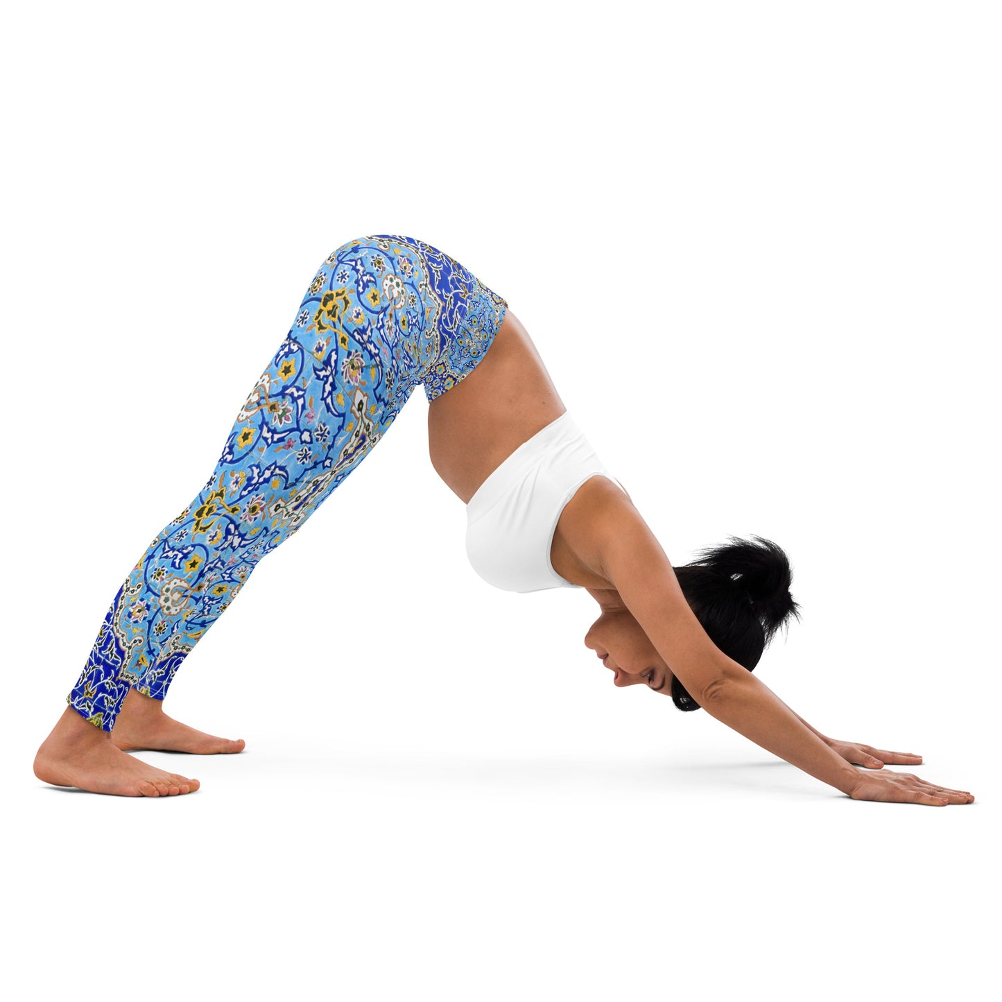 Yoga Leggings In Persian Periwinkle