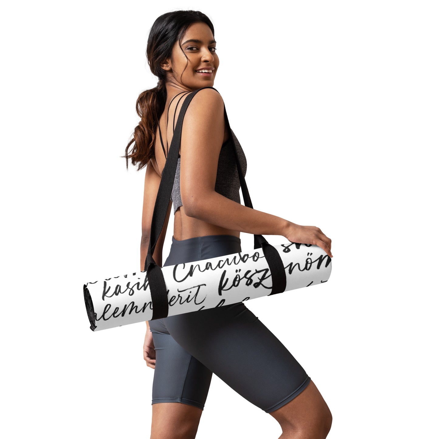 Designer Nonslip Yoga Mat In Gratitude