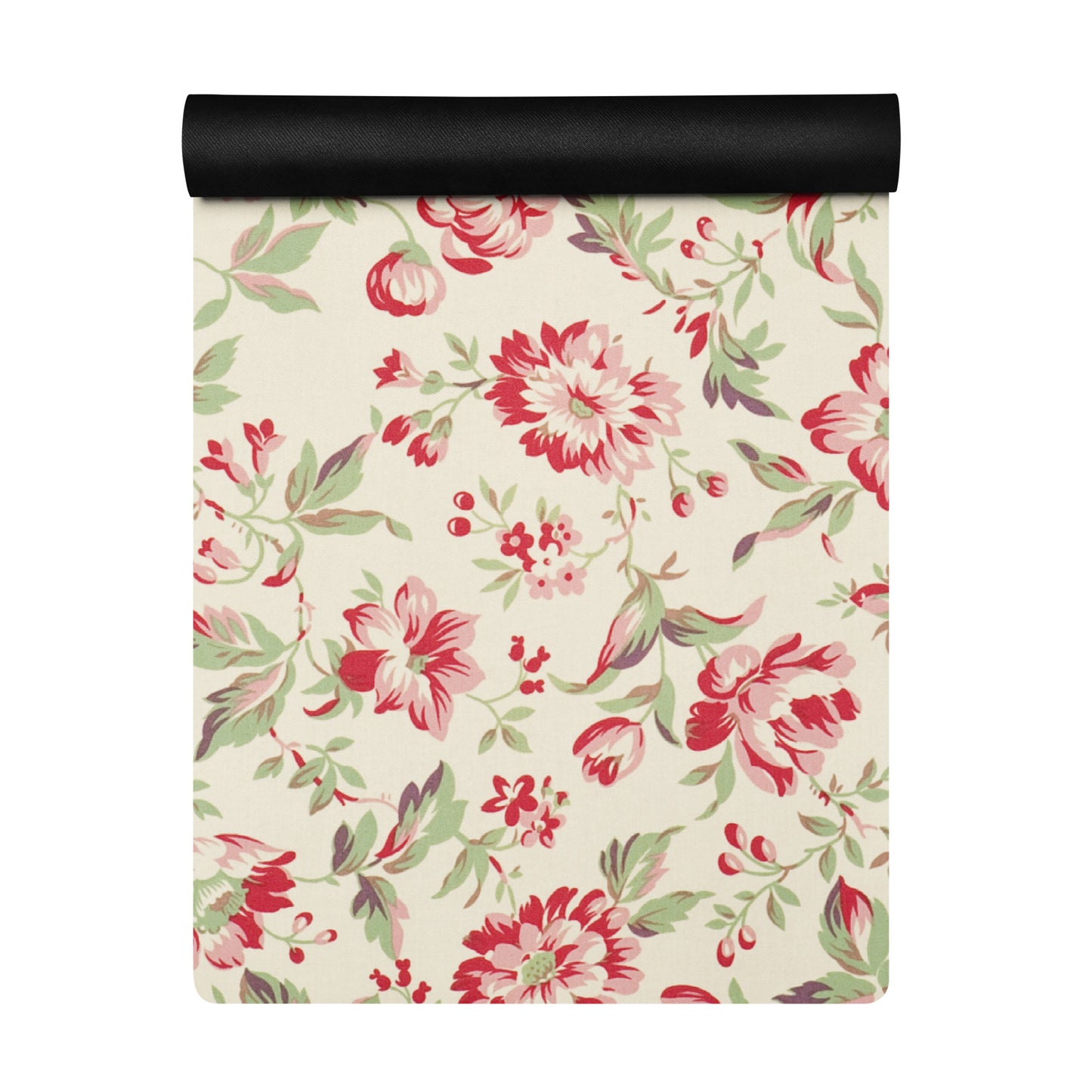 Designer Nonslip Yoga Mat In Bridgerton Rose