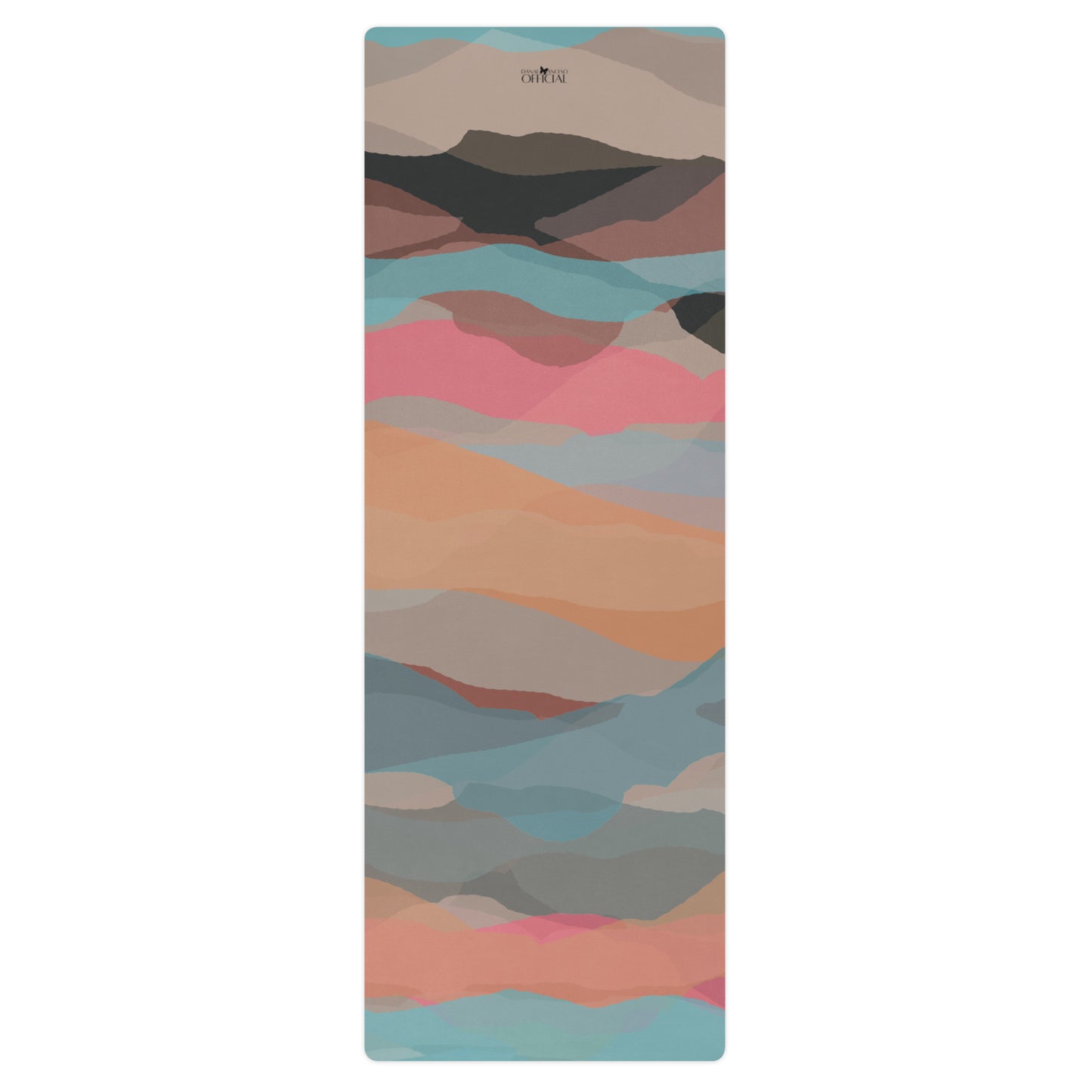 Designer Nonslip Yoga Mat In Sahara Mist