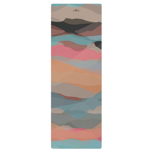 Designer Nonslip Yoga Mat In Sahara Mist