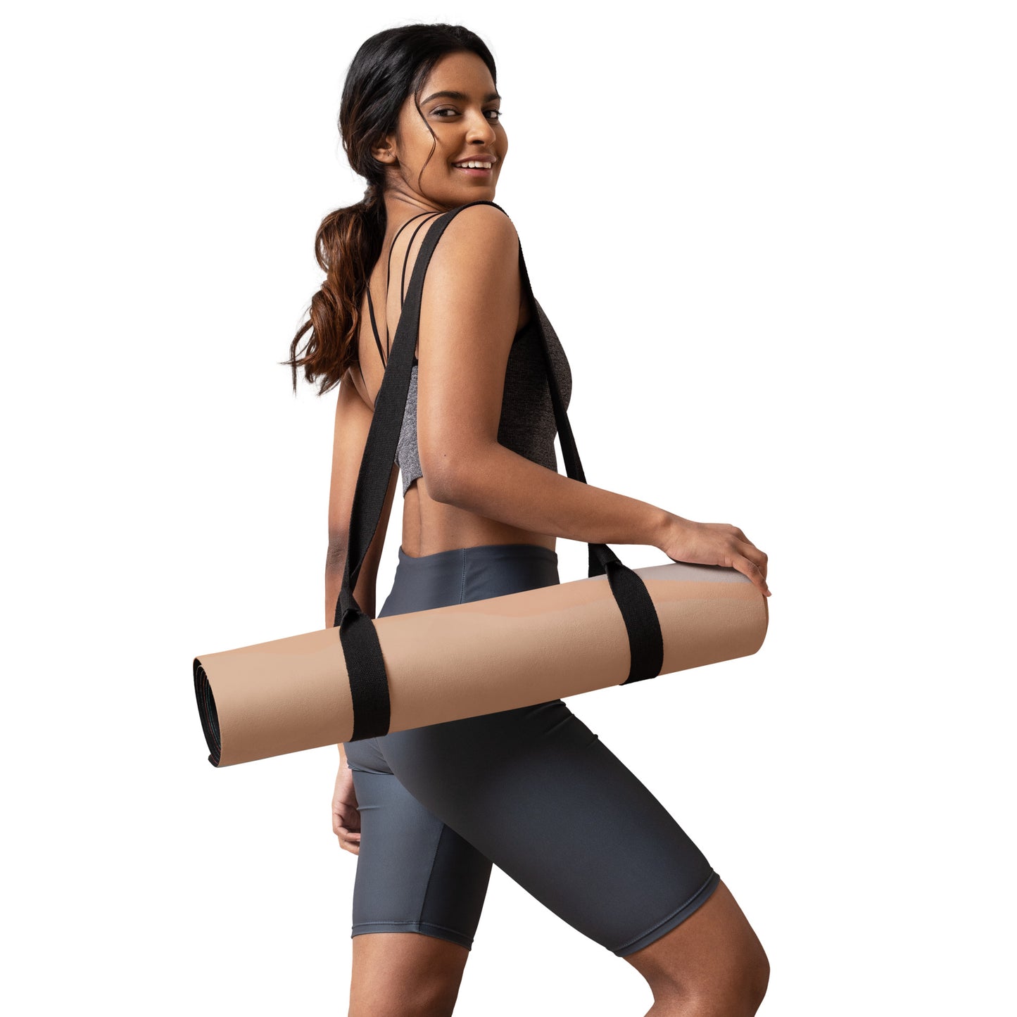 Designer Nonslip Yoga Mat In Sahara Mist